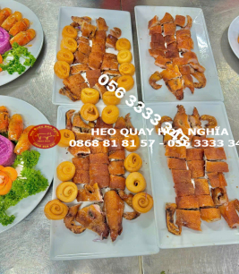 Heo sữa quay tiệc bình chánh